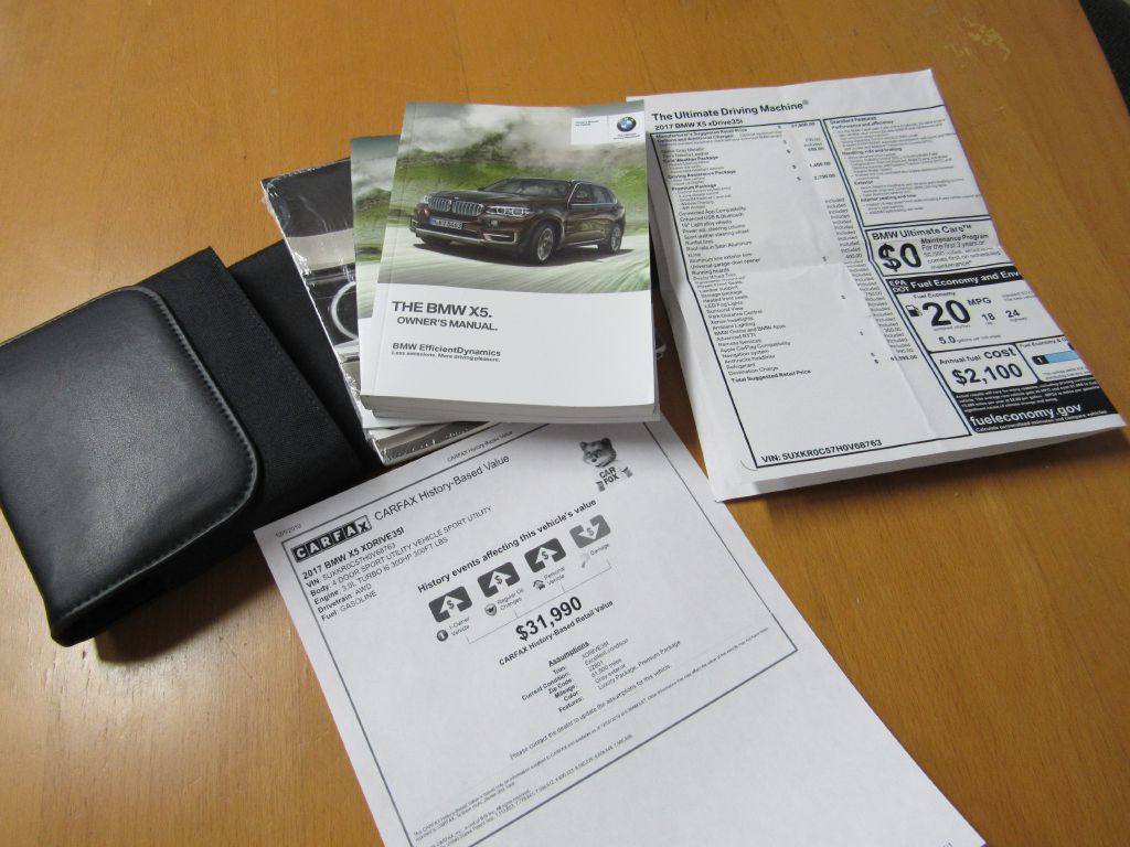 Image for 2017 BMW X5 35I XDRIVE 1 Owner! XLine-Skyview-LOADED!