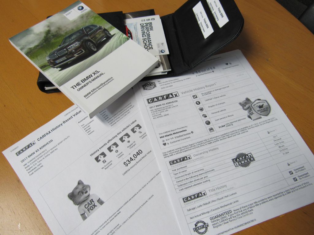 Image for 2017 BMW X5 XDRIVE 35I 1-Owner! LOW Miles! NAV - H/K