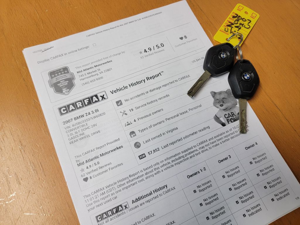 Image for 2007 BMW Z4 3.0 ROADSTER RARE 6-Speed Manual! Michelins