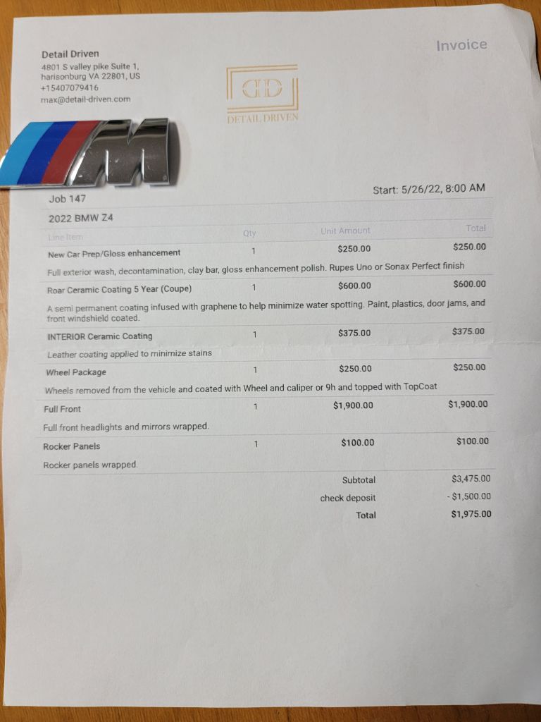 Image for 2022 BMW Z4 30I MSPORT PPF MINT Condition - Prem2 Pkg