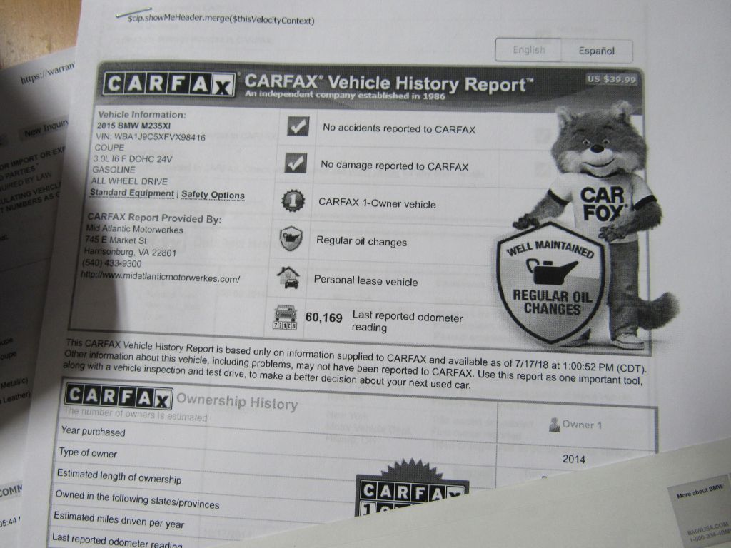 Image for 2015 BMW M235I XDRIVE NAV REAR CAMERA H/K AUDIO