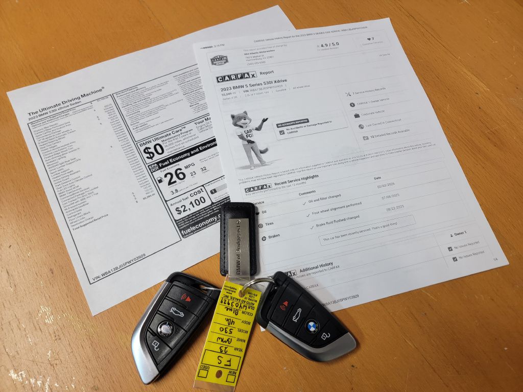Image for 2023 BMW 530I XDRIVE NAV 1-Owner Immaculate Loaded!!