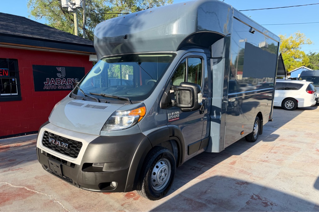 Gray 2022 RAM ProMaster Chassis 3500 159 Extended Cutaway FWD Van Front-Wheel Drive Automatic