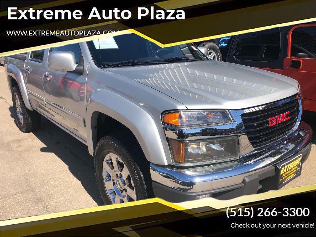 Silver 2012 GMC Canyon Pickup Truck Four-Wheel Drive Automatic