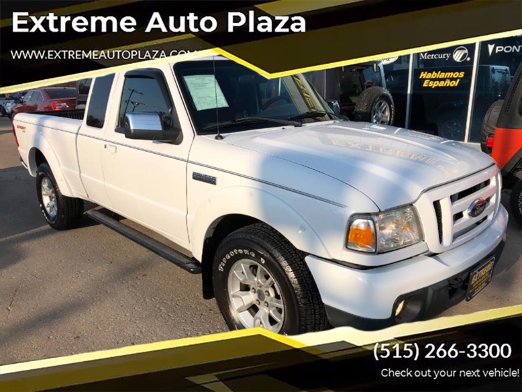 White 2011 Ford Ranger Pickup Truck Four-Wheel Drive Automatic