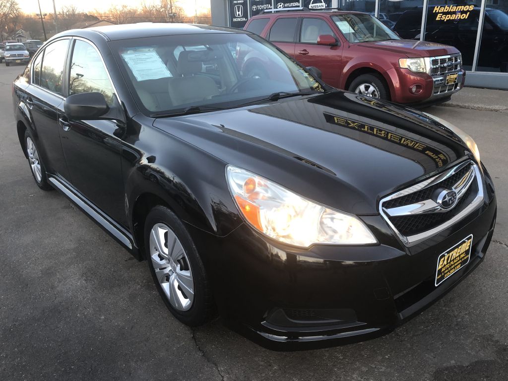 Black 2010 Subaru Legacy Sedan All-Wheel Drive Automatic
