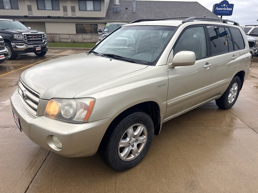 Gold 2003 Toyota Highlander Limited V6 4WD SUV / Crossover All-Wheel Drive Automatic