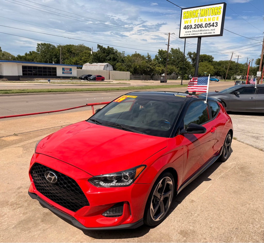 Red 2019 Hyundai Veloster Turbo Ultimate FWD Coupe Front-Wheel Drive 6-Speed Manual