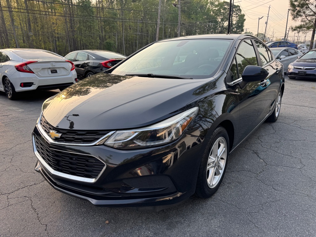 Black 2018 Chevrolet Cruze LT Sedan FWD Sedan Front-Wheel Drive Automatic