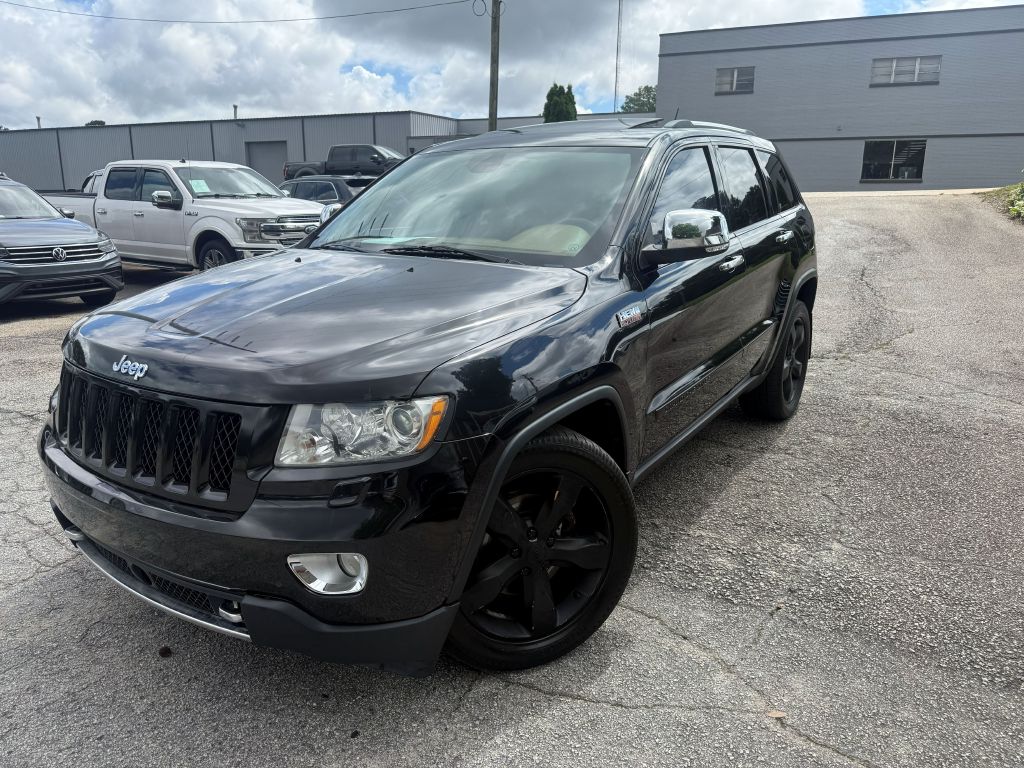 Black 2013 Jeep Grand Cherokee Overland SUV / Crossover 4X2 Automatic