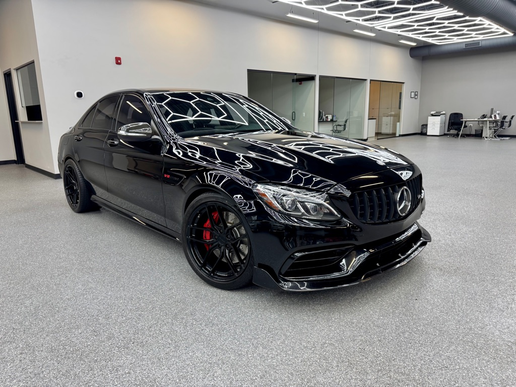 Black 2016 Mercedes-Benz C-Class Sedan Rear-Wheel Drive Automatic