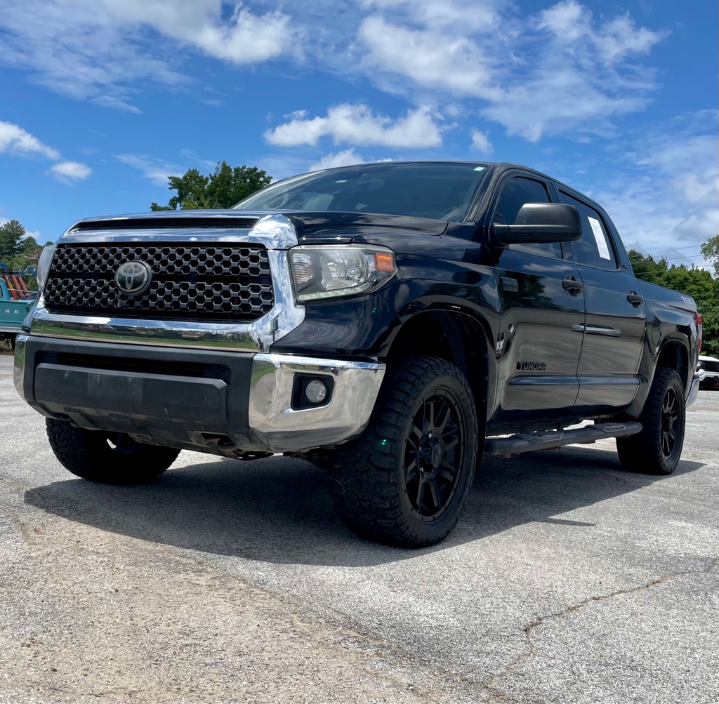 Black 2021 Toyota Tundra Pickup Truck Four-Wheel Drive Automatic