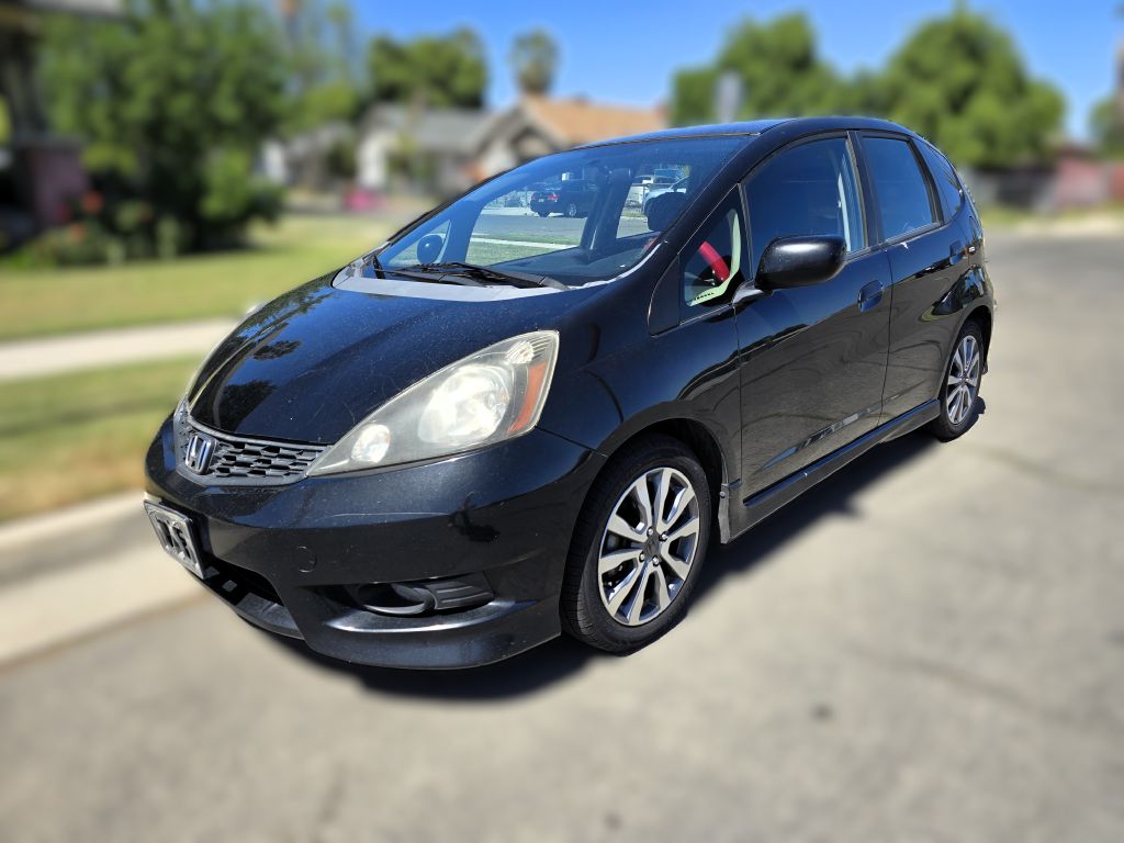 Black 2012 Honda Fit Sport Hatchback Front-Wheel Drive Automatic