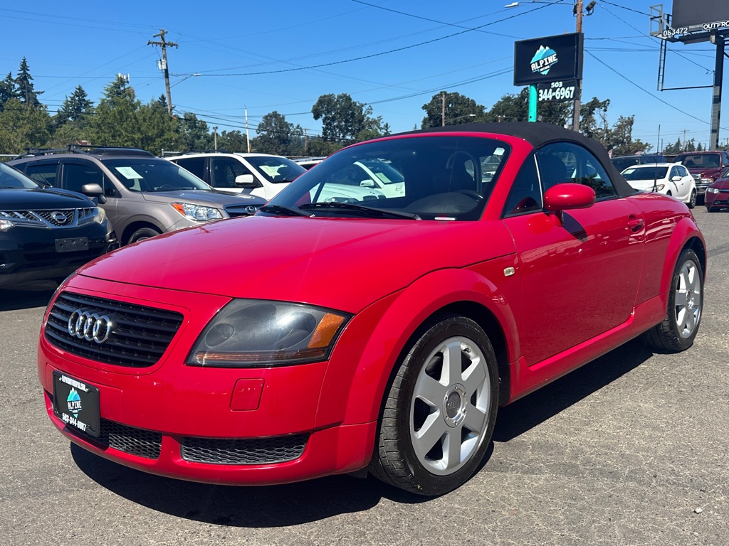 Red 2002 Audi TT Convertible Front-Wheel Drive 5-Speed Manual