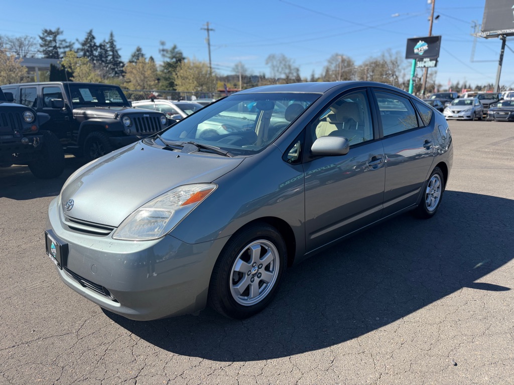 Blue 2004 Toyota Prius FWD Hatchback Front-Wheel Drive Automatic