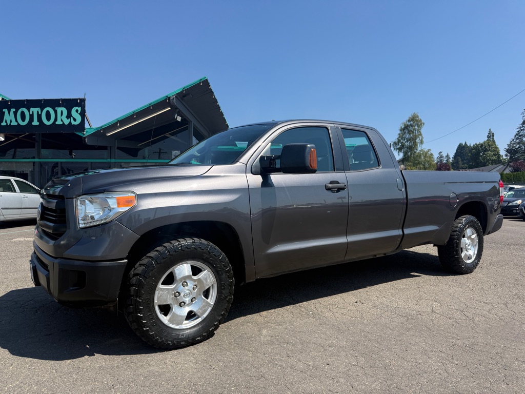Silver 2014 Toyota Tundra Pickup Truck Four-Wheel Drive Automatic