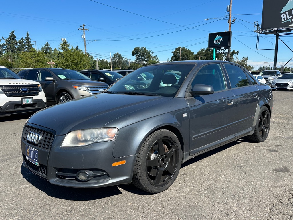Gray 2008 Audi A4 Sedan 6-Speed Manual