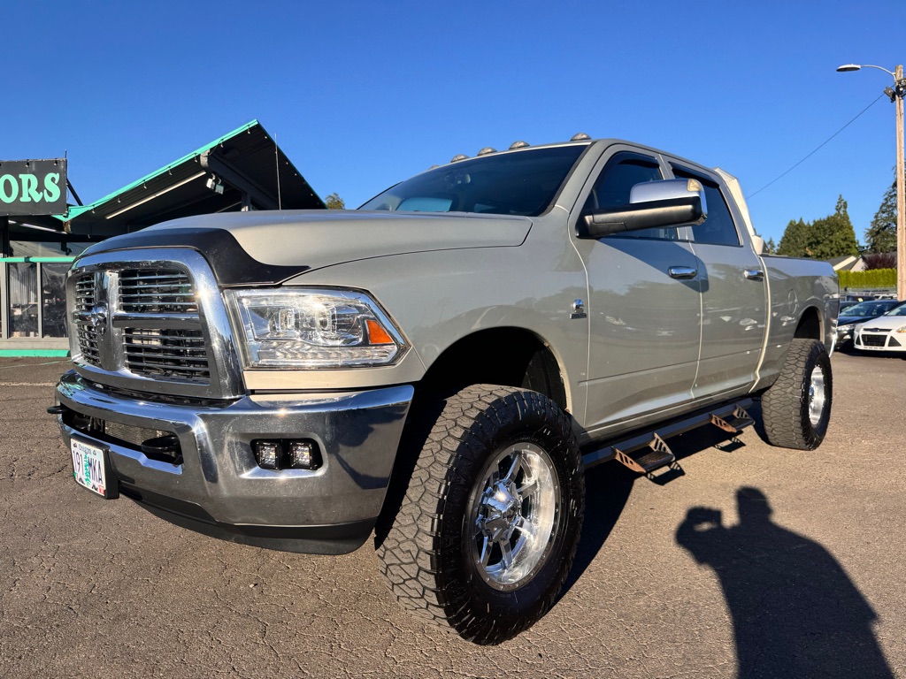 Silver 2010 Dodge RAM 2500 Pickup Truck Four-Wheel Drive Automatic