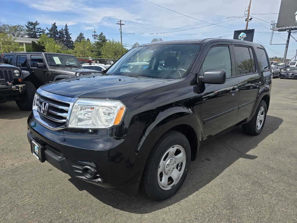 Black 2014 Honda Pilot LX 4WD SUV / Crossover Four-Wheel Drive Automatic
