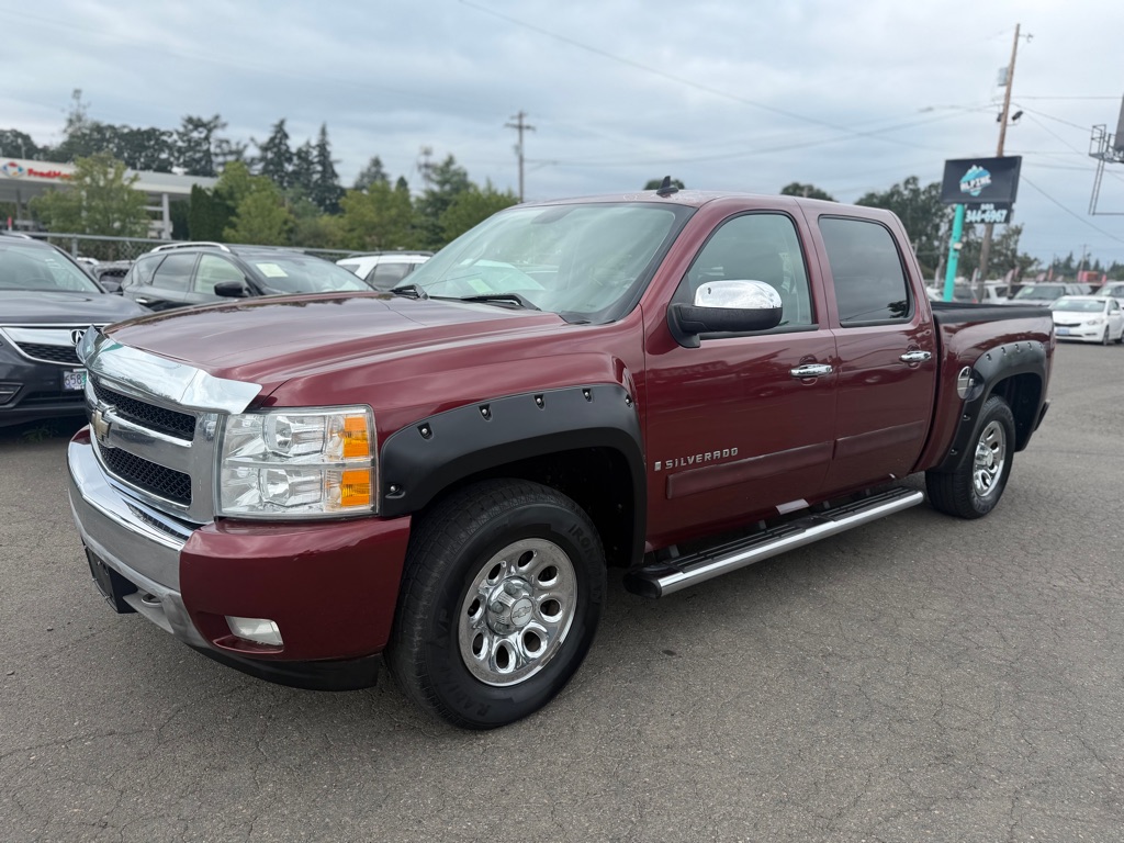 Red 2008 Chevrolet Silverado 1500 Pickup Truck  Automatic
