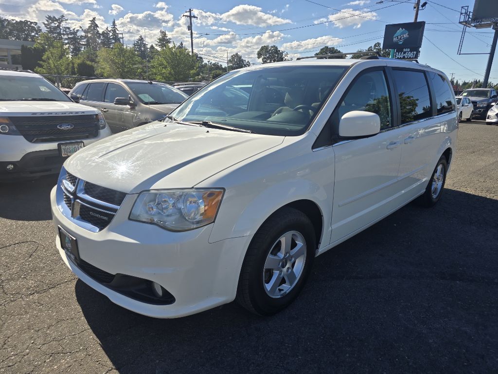 White 2011 Dodge Grand Caravan Minivan Front-Wheel Drive Automatic