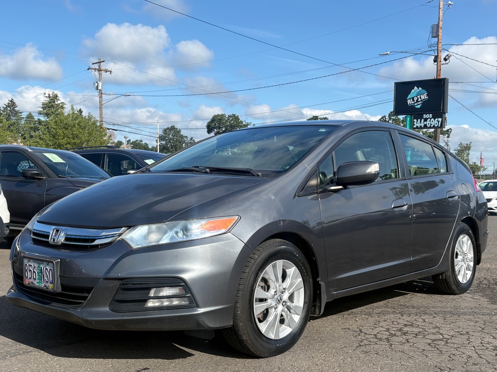 Gray 2012 Honda Insight EX Hatchback Front-Wheel Drive Continuously Variable Transmission