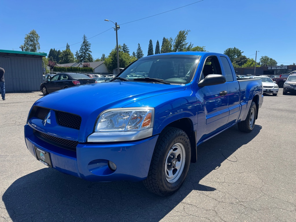 Blue 2007 Mitsubishi Raider Pickup Truck Rear-Wheel Drive Automatic