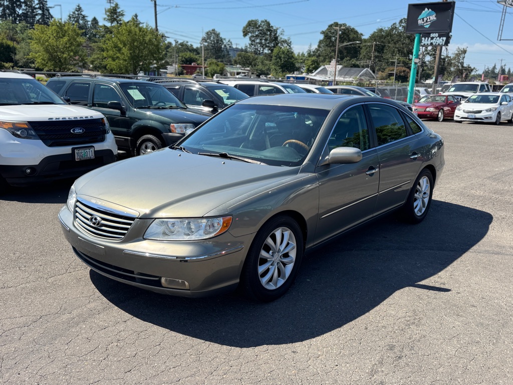 Gray 2007 Hyundai Azera Sedan Front-Wheel Drive Automatic