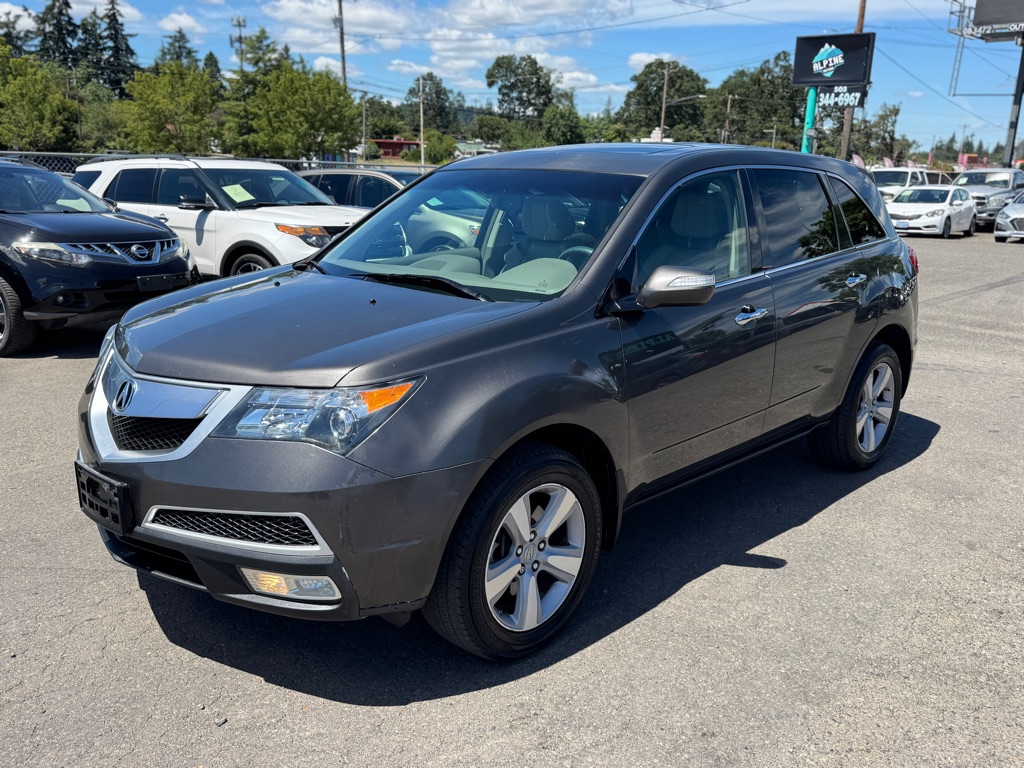 Gray 2011 Acura MDX SUV / Crossover All-Wheel Drive Automatic