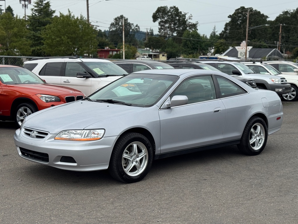 Silver 2001 Honda Accord Coupe Coupe Front-Wheel Drive Automatic