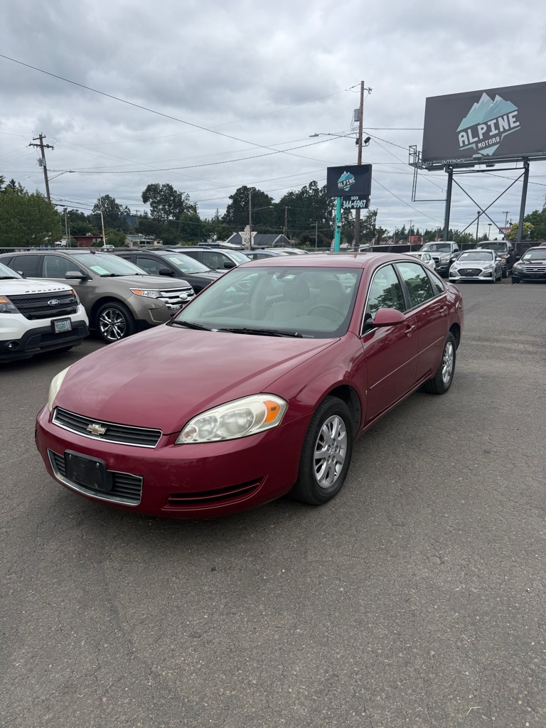Red 2006 Chevrolet Impala Sedan Front-Wheel Drive Automatic