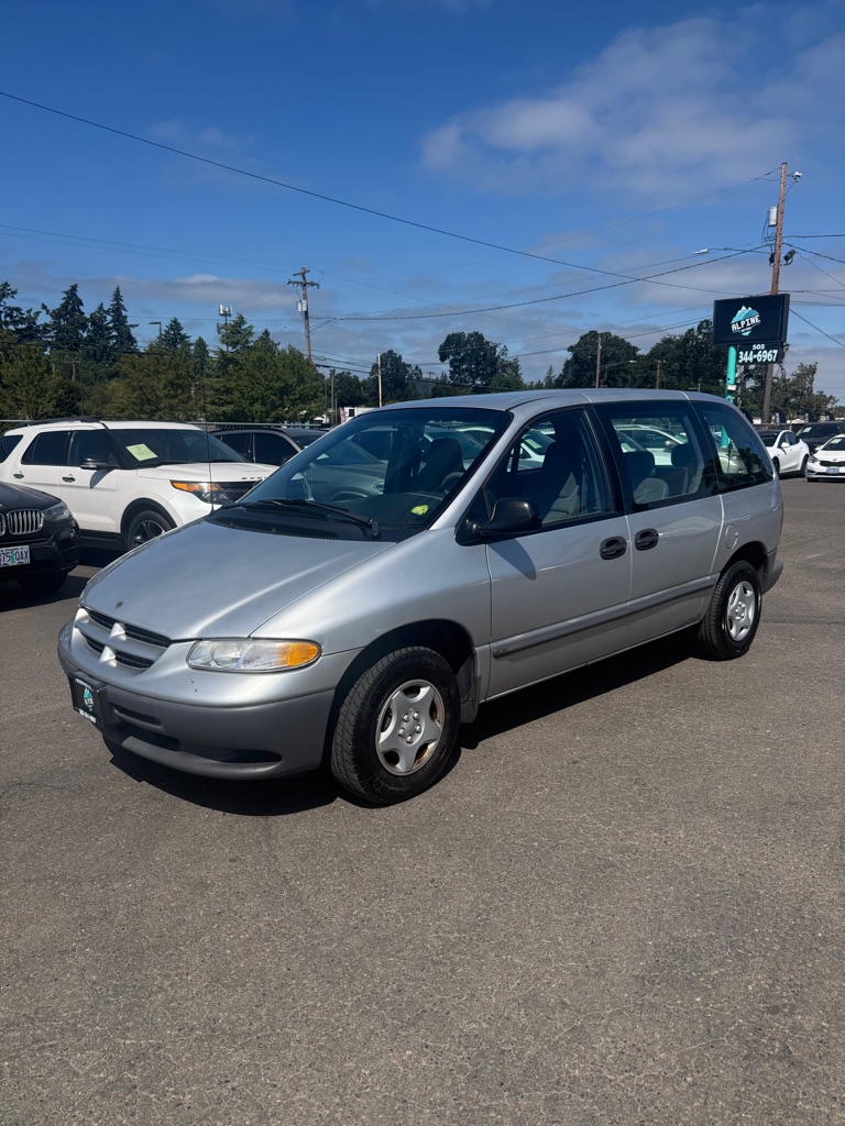 Silver 2000 Dodge Caravan Minivan Front-Wheel Drive Automatic