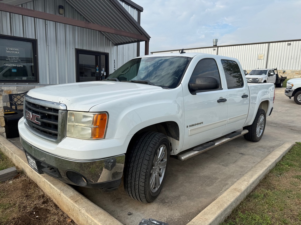 White 2008 GMC Sierra 1500 Work Truck Crew Cab Pickup Truck 4X2 Automatic