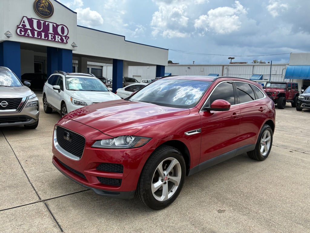Red 2019 Jaguar F-PACE SUV / Crossover All-Wheel Drive Automatic