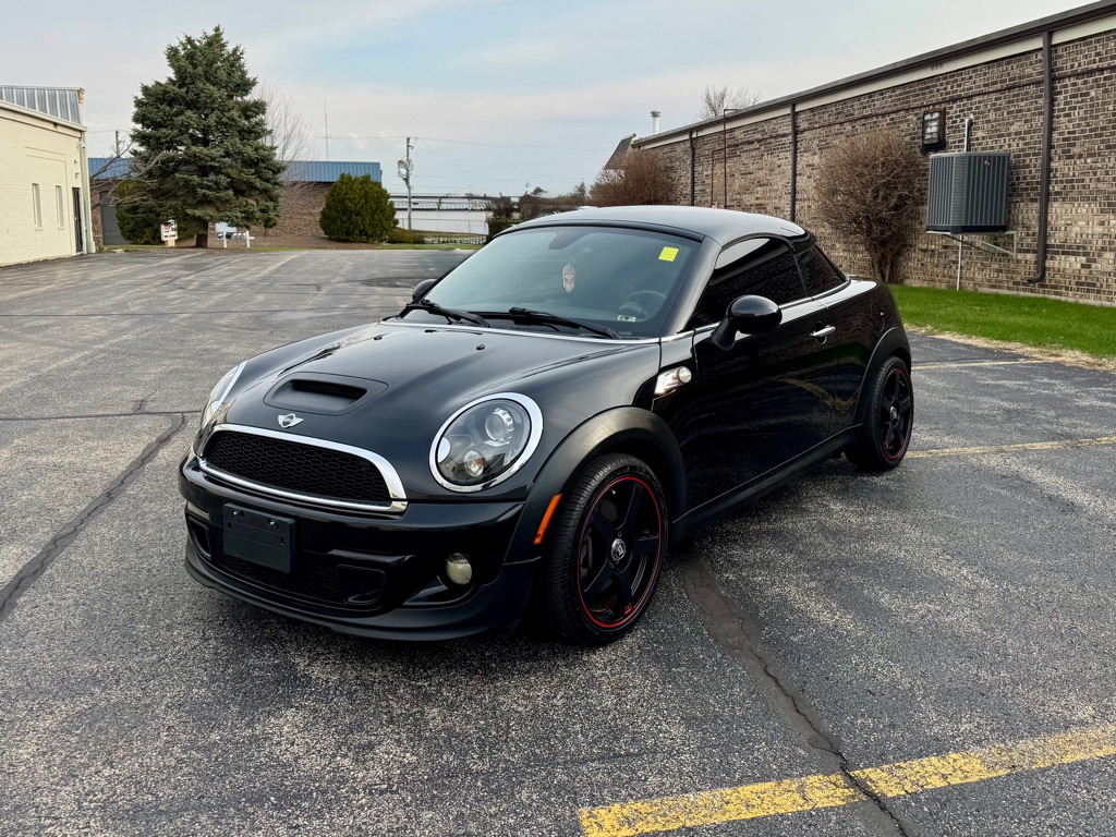 Black 2012 MINI Cooper Coupe S FWD Coupe Front-Wheel Drive Automatic