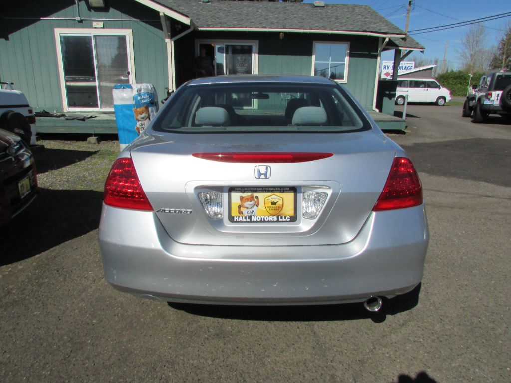 2007 HONDA ACCORD in VANCOUVER WA at HALL MOTORS LLC, SILVER