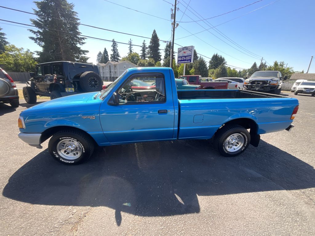 Blue 1995 Ford Ranger Pickup Truck Automatic