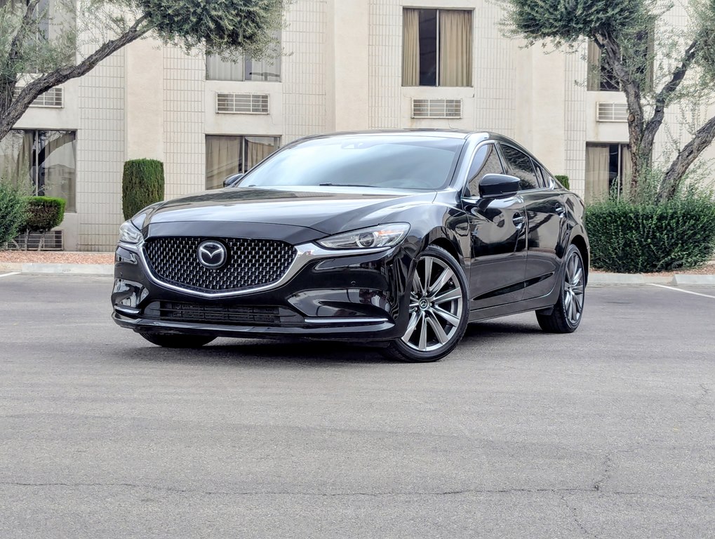 Black 2018 Mazda MAZDA6 Signature Sedan FWD Sedan Front-Wheel Drive Automatic