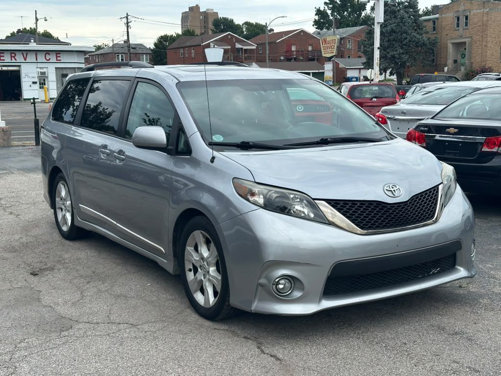 Silver 2012 Toyota Sienna Minivan Front-Wheel Drive Automatic