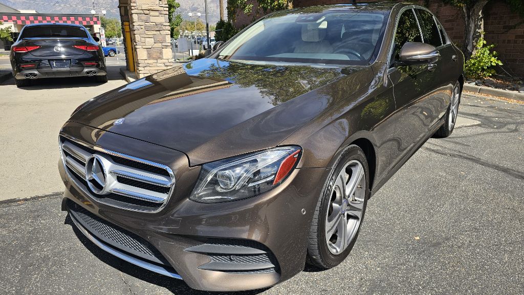 Brown 2017 Mercedes-Benz E-Class Sedan All-Wheel Drive Automatic