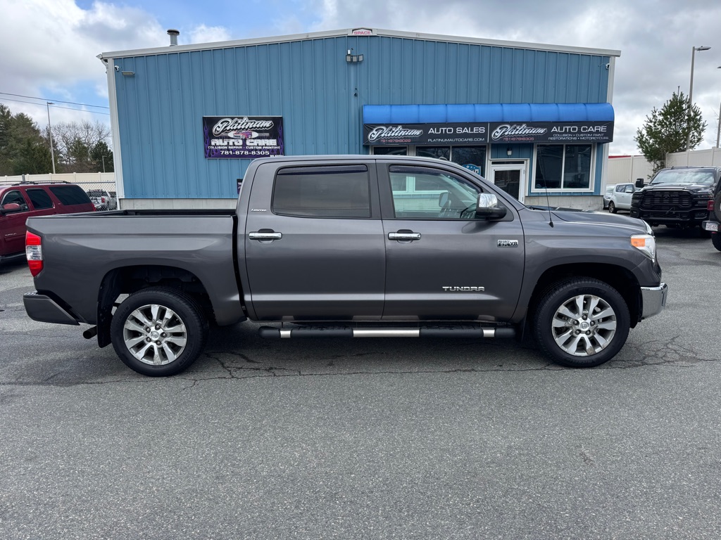 Gray 2016 Toyota Tundra Limited CrewMax 5.7L 4WD Pickup Truck Four-Wheel Drive Automatic