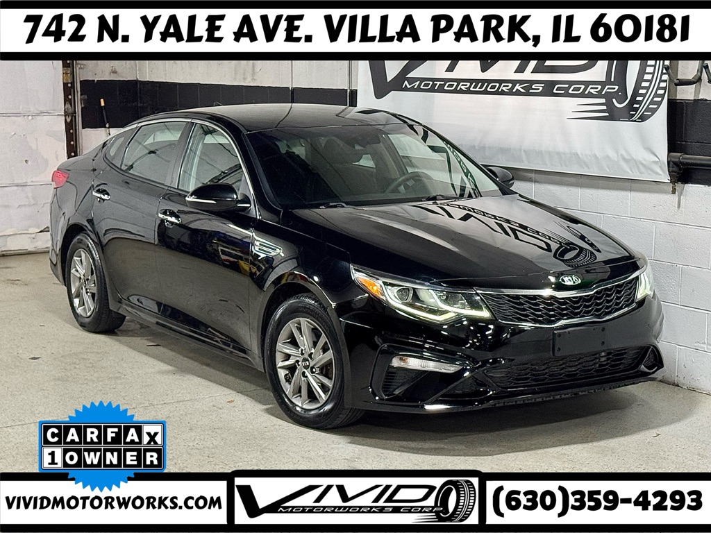 Black 2019 Kia Optima Sedan Front-Wheel Drive Automatic