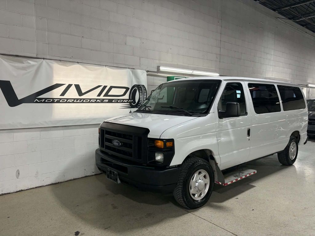 White 2012 Ford E-Series Van Rear-Wheel Drive Automatic