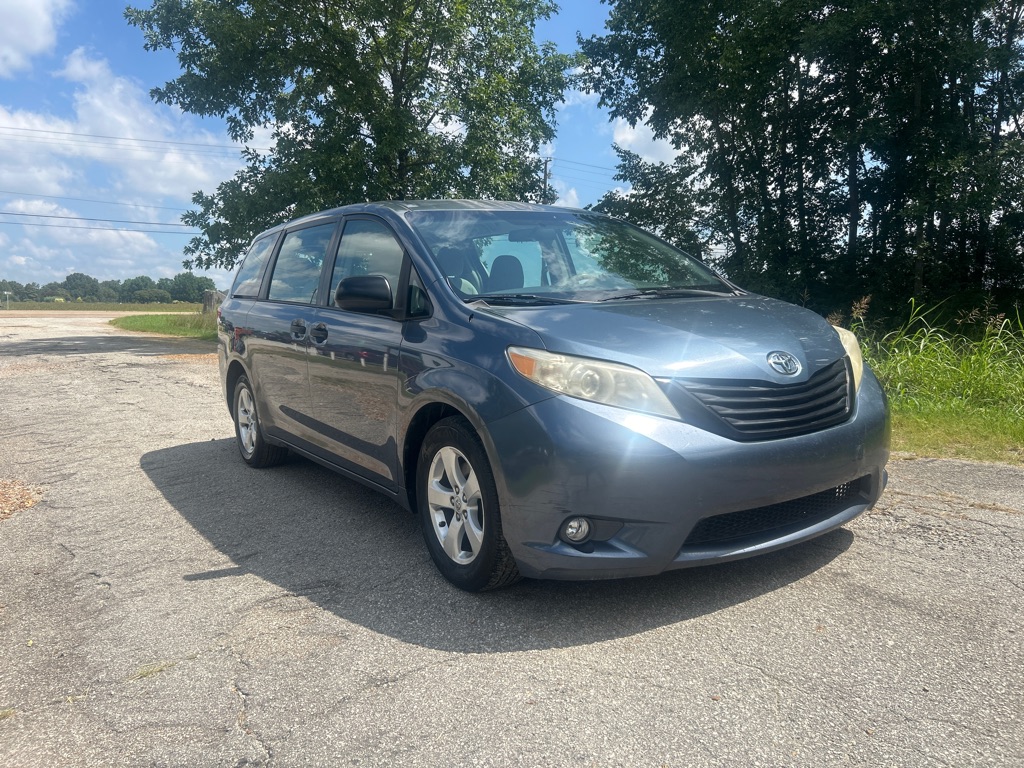 Blue 2013 Toyota Sienna Minivan Front-Wheel Drive Automatic