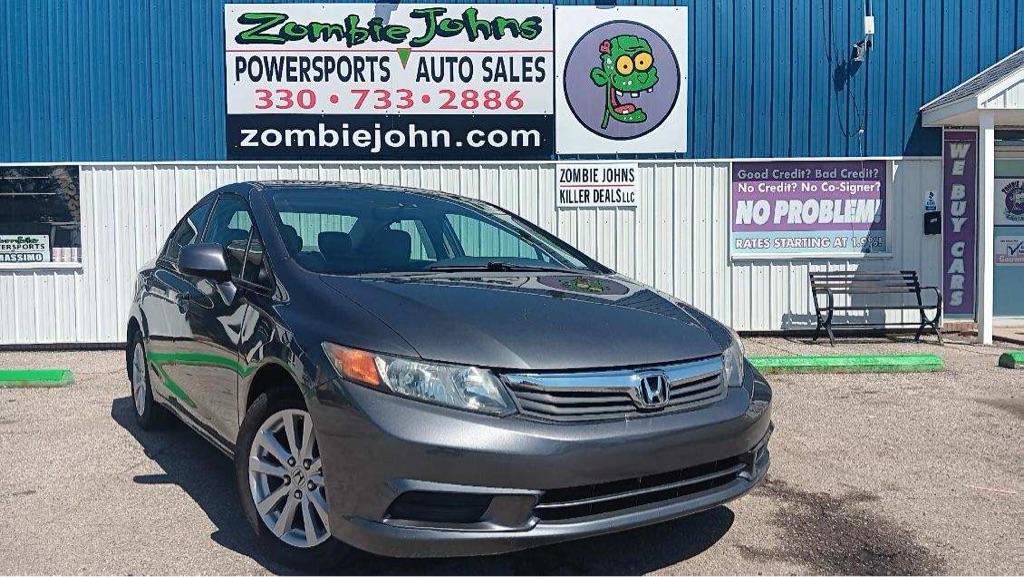 2012 HONDA CIVIC EX for sale at Zombie Johns