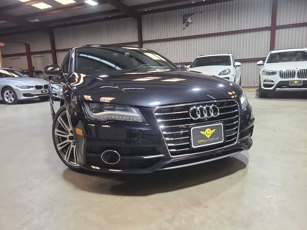 Black 2013 Audi A7 3.0T quattro Prestige AWD Sedan All-Wheel Drive Automatic