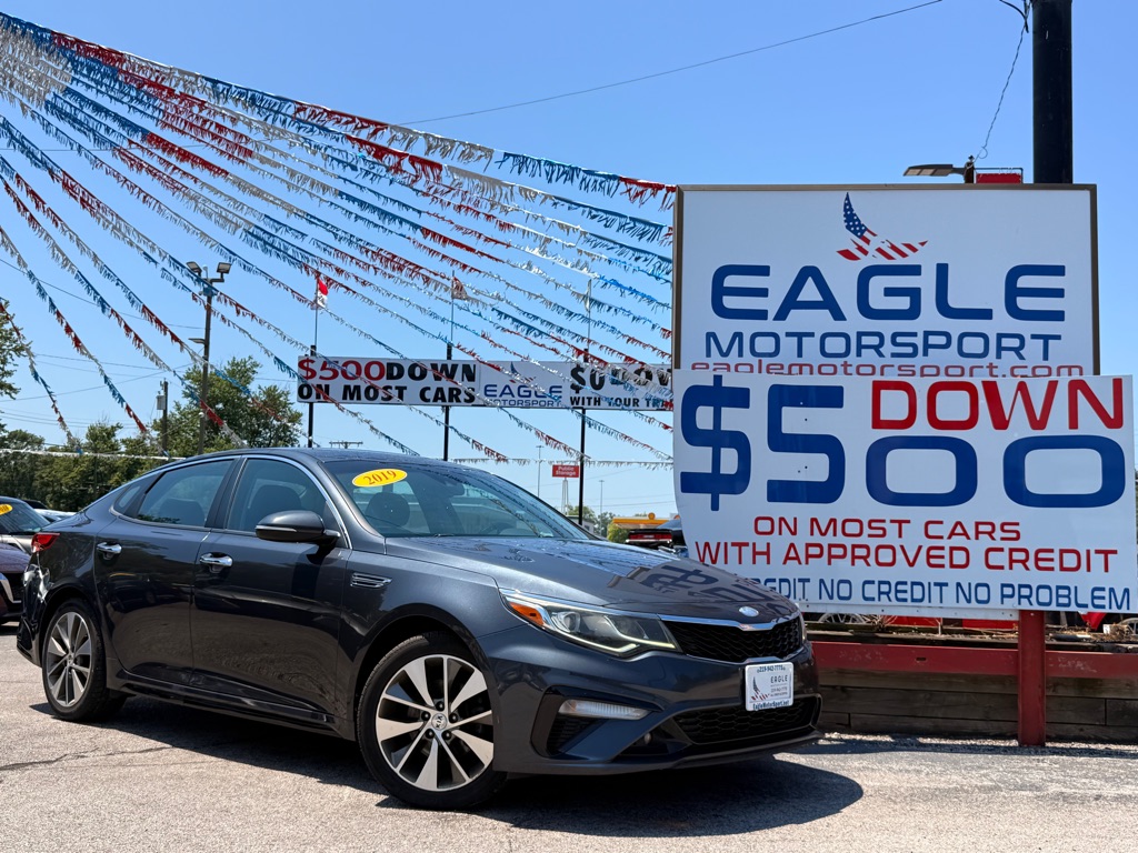 Gray 2019 Kia Optima Sedan Front-Wheel Drive Automatic