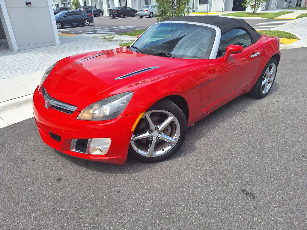 Red 2008 Saturn Sky Convertible Rear-Wheel Drive Automatic
