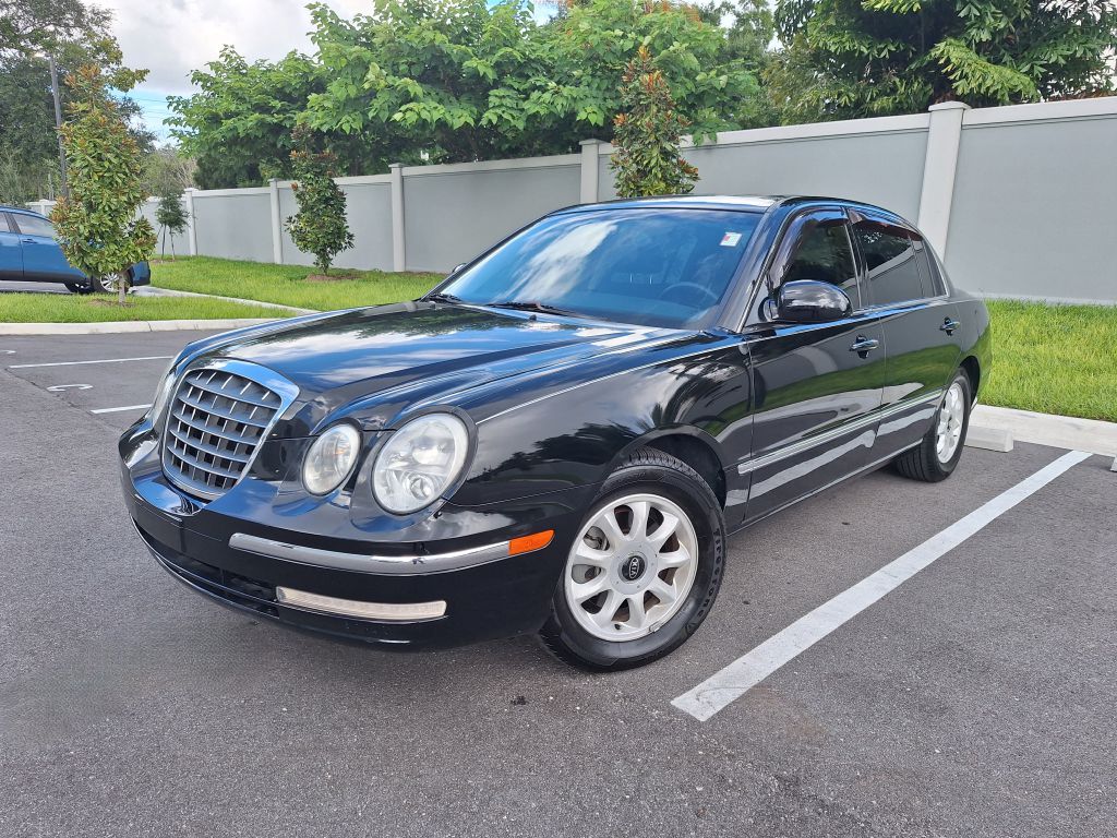 Black 2006 Kia Amanti Sedan Front-Wheel Drive Automatic