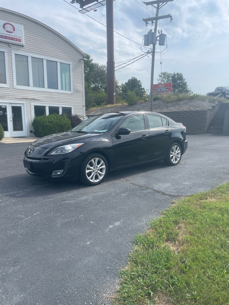 Black 2010 Mazda MAZDA3 Sedan Front-Wheel Drive 6-Speed Manual